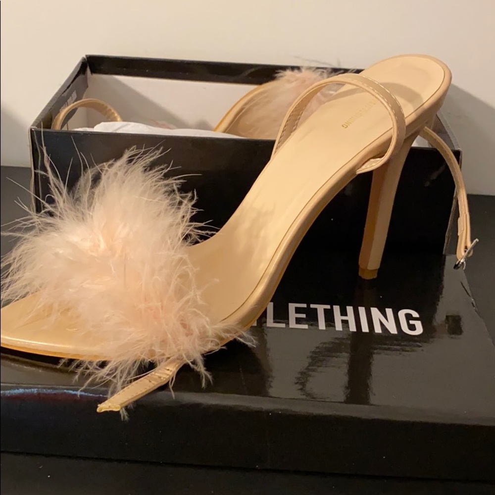 Nude Strapped Heeled Sandal